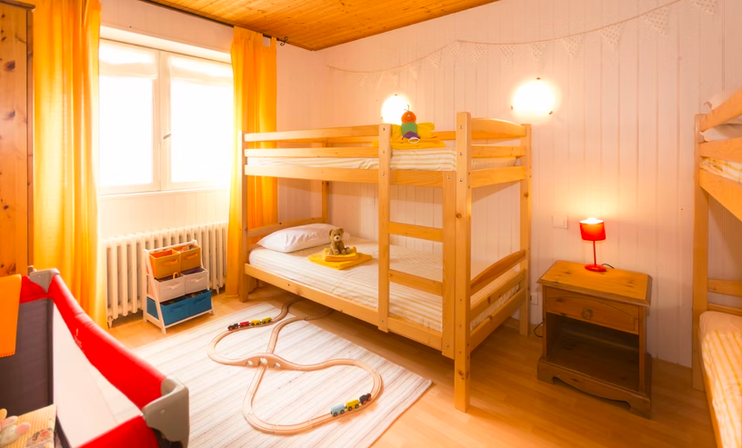 Quad bedroom at Le Mimosa